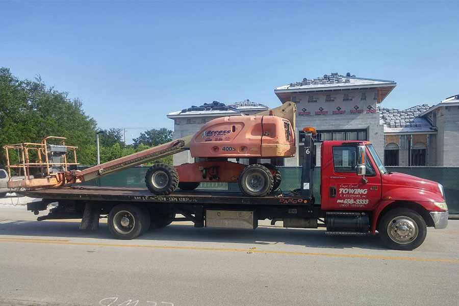 heavy equipment towing