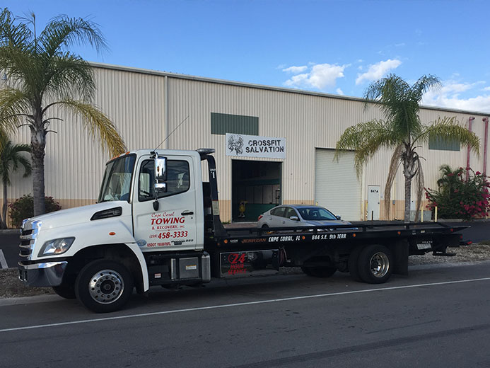 flatbed towing