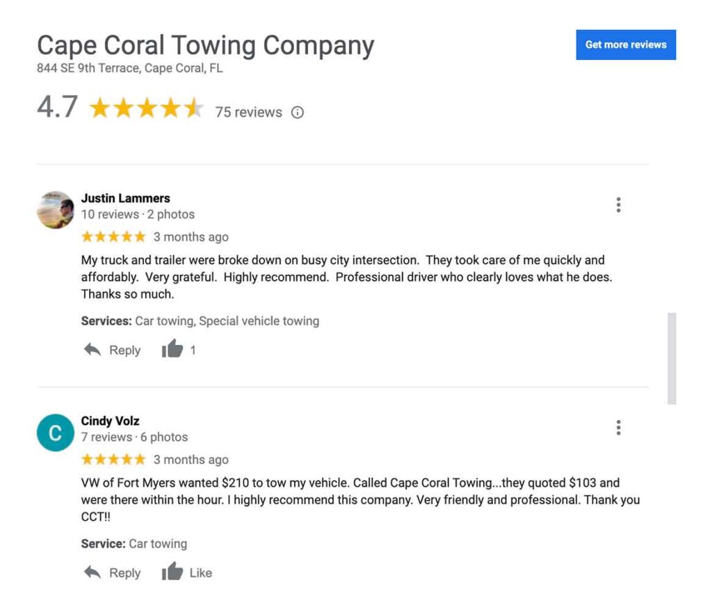 affordable towing near me