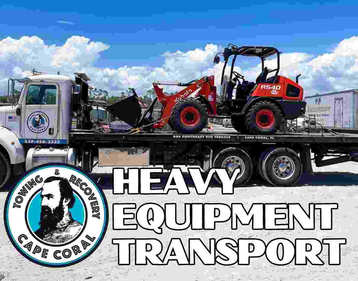 Heavy equipment delivery