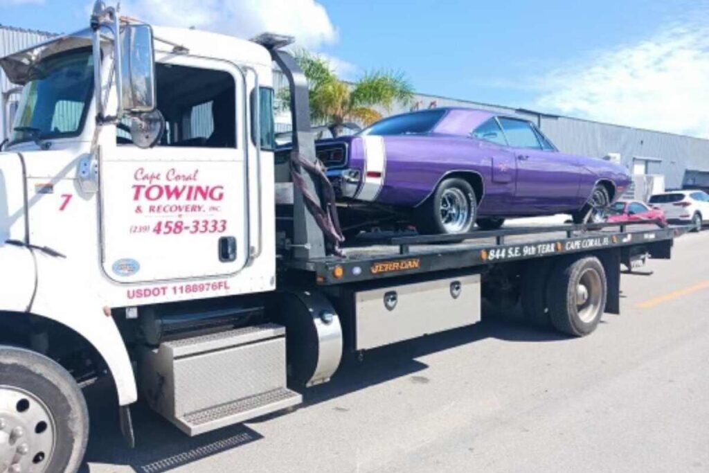 flatbed towing service